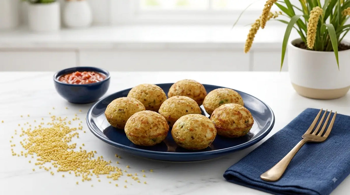 Foxtail Millet Vegetable Paniyaram