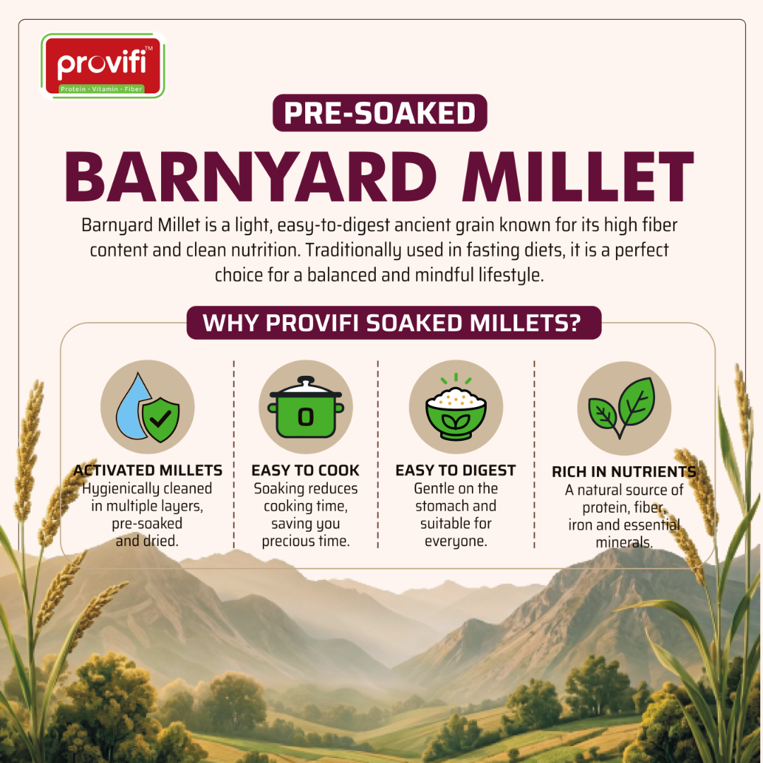 Pre-Soaked Barnyard Millet