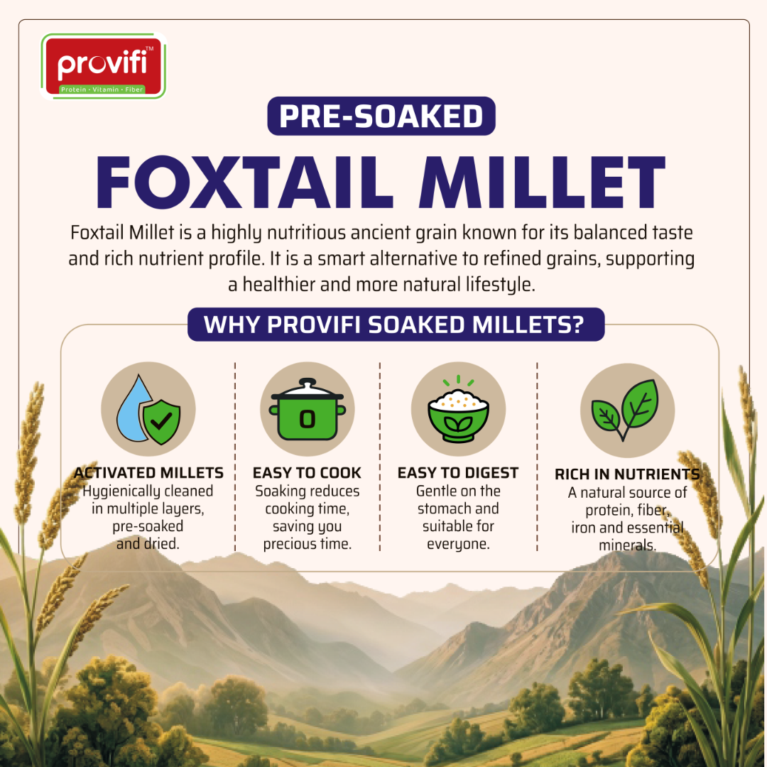 Pre-Soaked Foxtail Millet