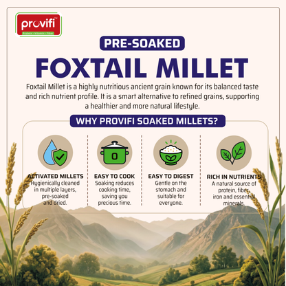 Pre-Soaked Foxtail Millet