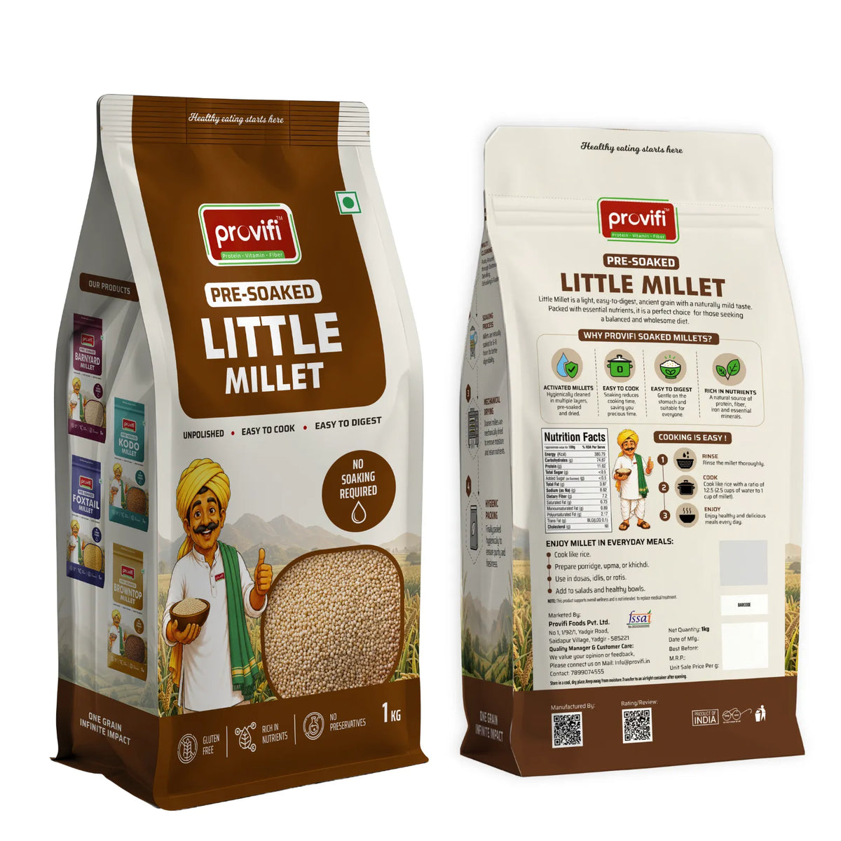 Pre-Soaked Little Millet