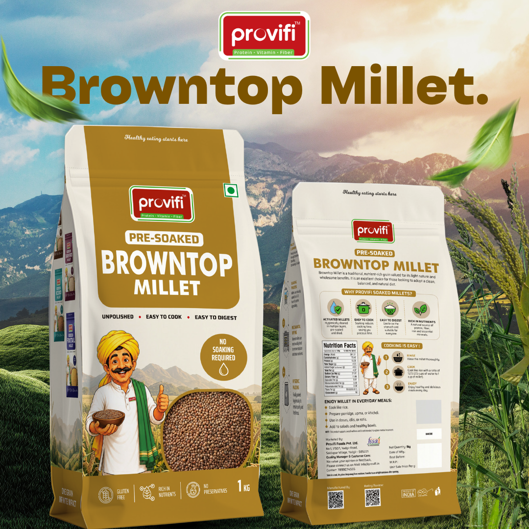 Pre-Soaked Browntop Millet
