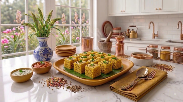 Browntop Millet Dhokla