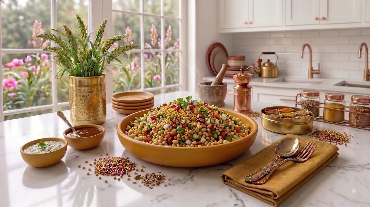 Browntop Millet Vegetable Bhel