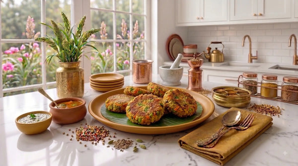 Browntop Millet Vegetable Cutlets