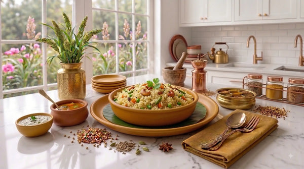 Browntop Millet Vegetable Pulao