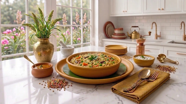 Browntop Millet Vegetable Upma