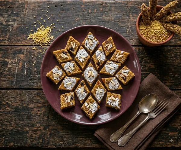 Dry Fruit Barnyard Millet Burfi