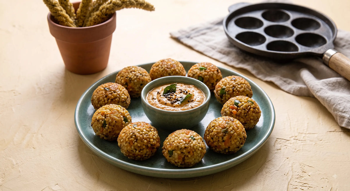 Kodo Millet Paniyaram
