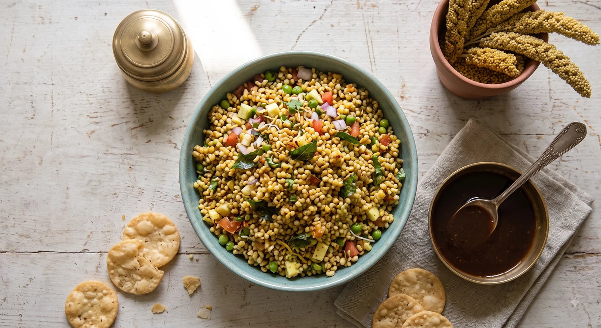 Kodo Millet Vegetable Bhel