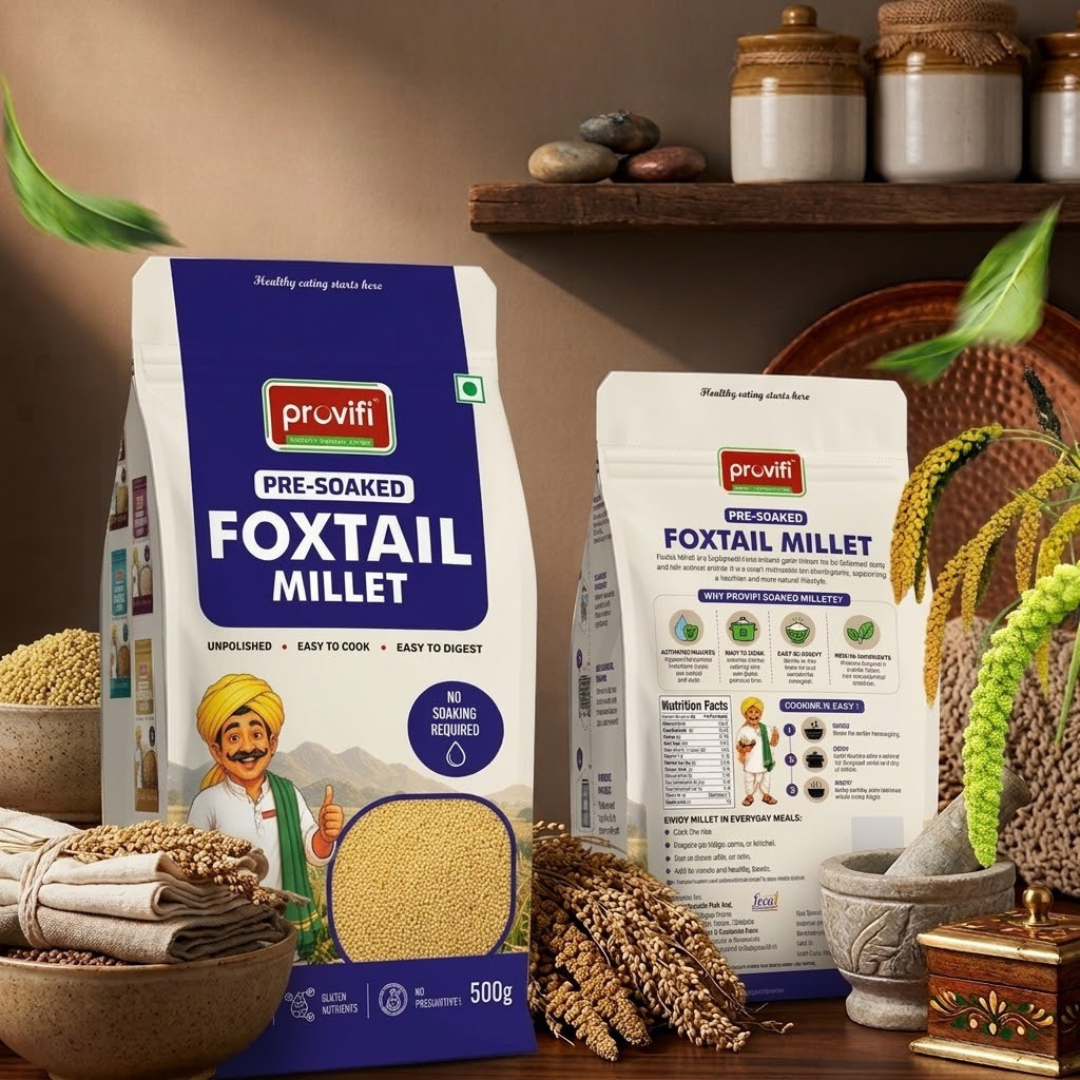 Pre-Soaked Foxtail Millet