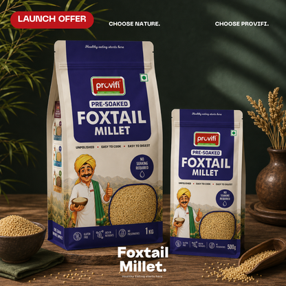Pre-Soaked Foxtail Millet